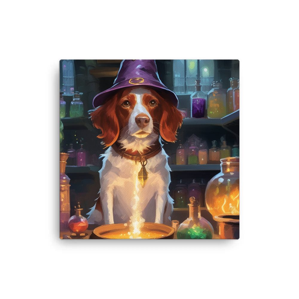 PugMug Custom Brittany Dog Canvas