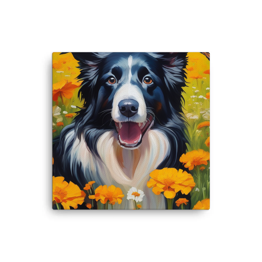 PugMug Custom Border Collie Canvas