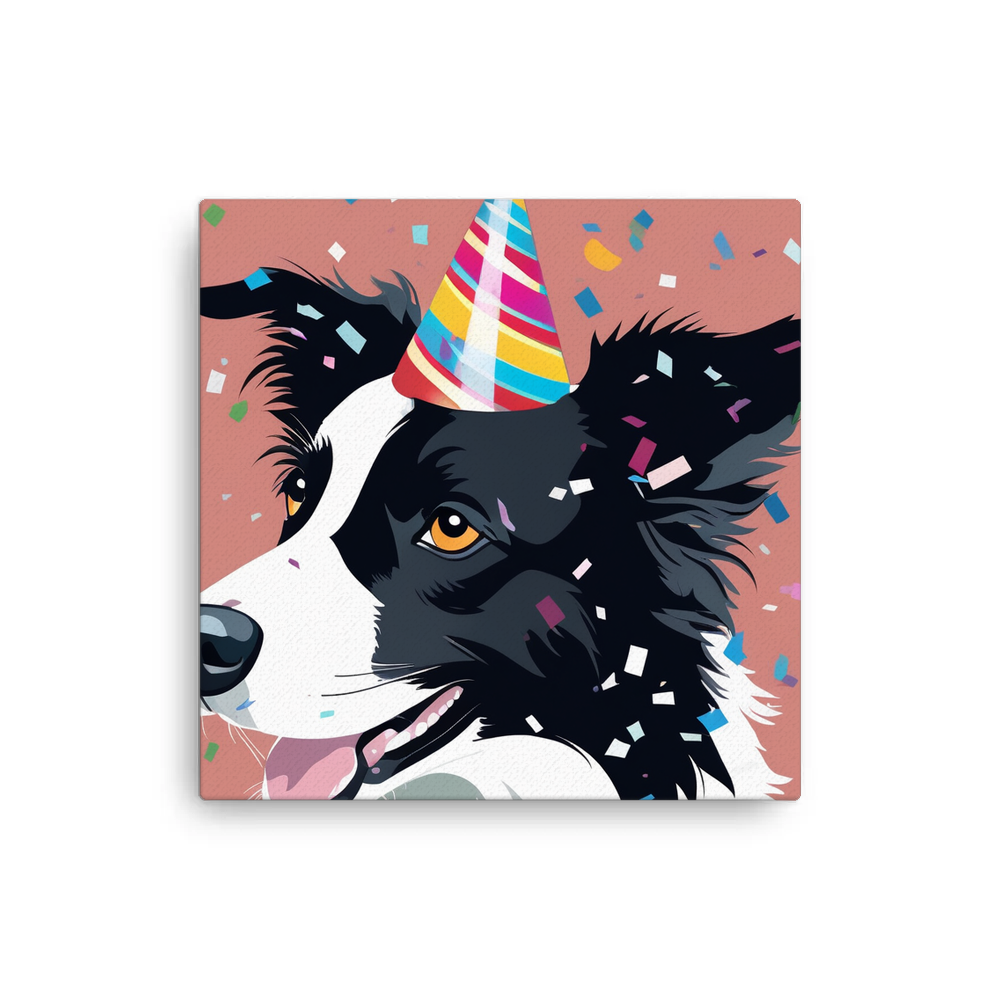 PugMug Custom Border Collie Canvas