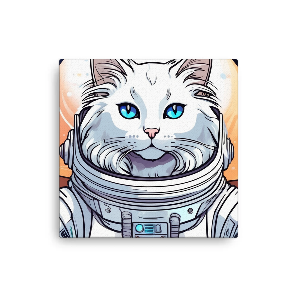 PugMug Custom White Ragdoll Cat Canvas