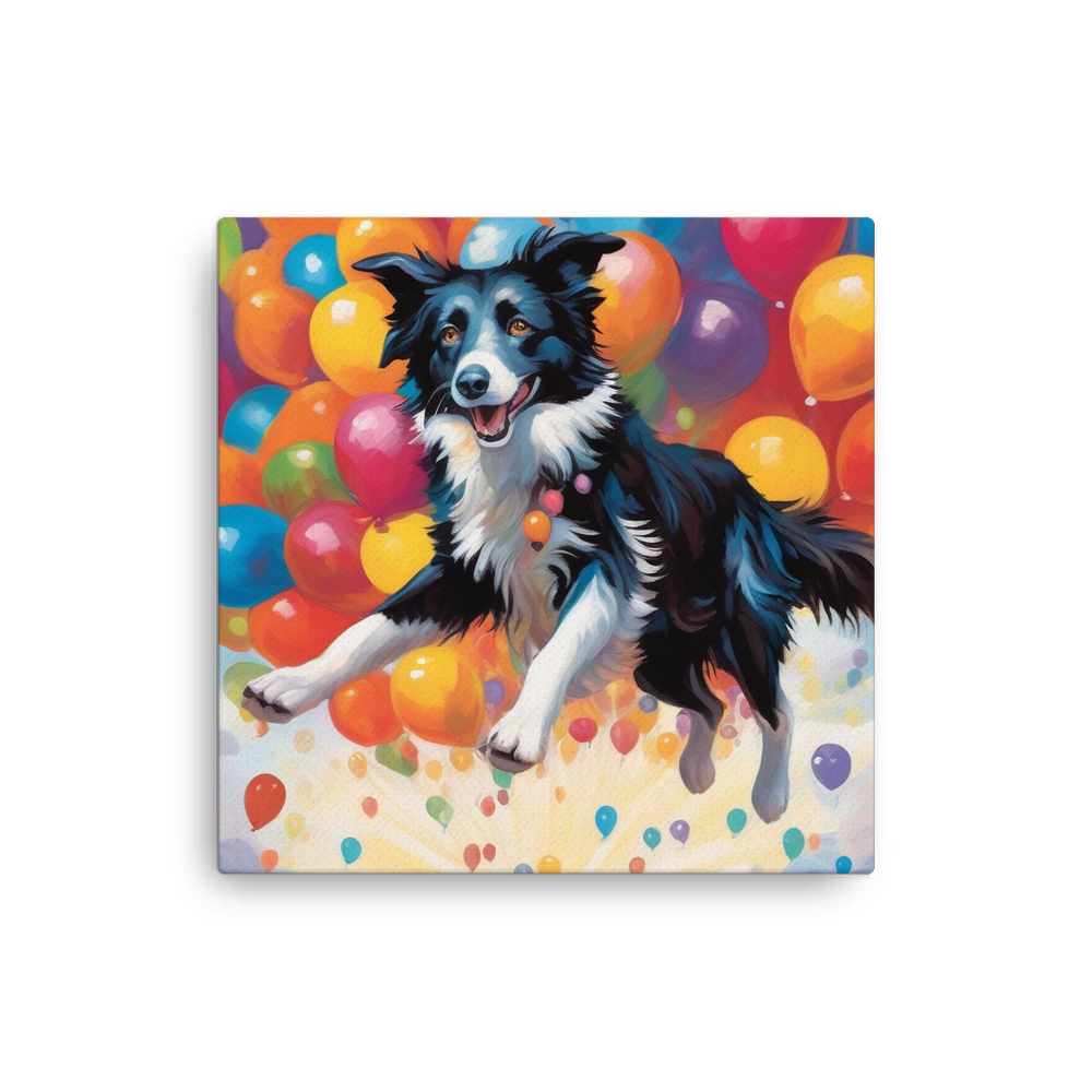 PugMug Custom Border Collie Canvas