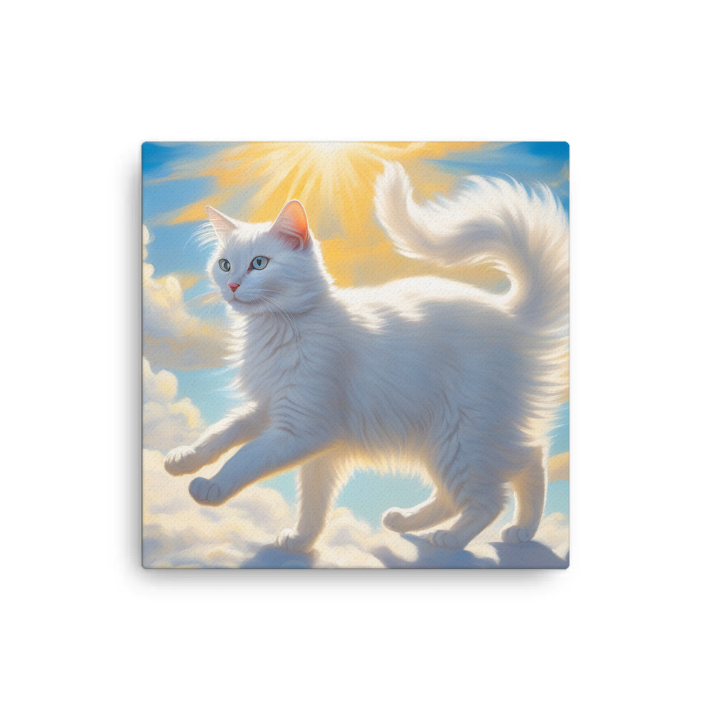 PugMug Custom White Companion Cat Canvas