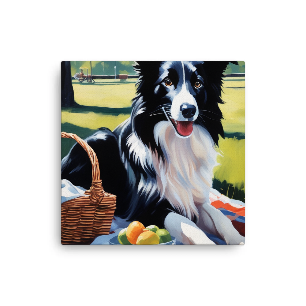 PugMug Custom Border Collie Canvas