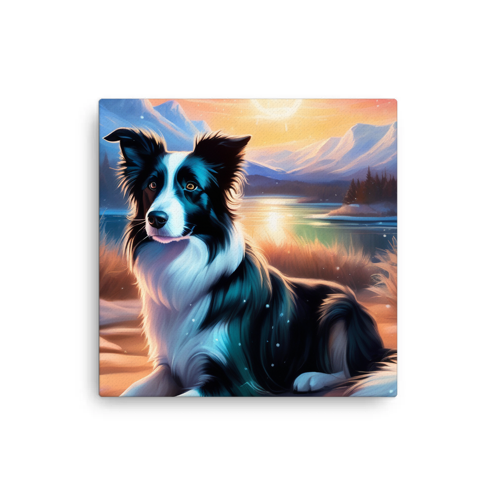 PugMug Custom Border Collie Canvas
