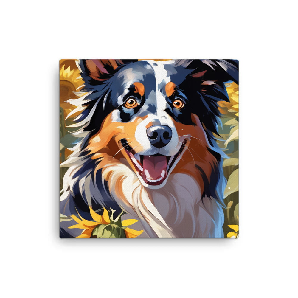 PugMug Custom Australian Shepherd Dog Canvas