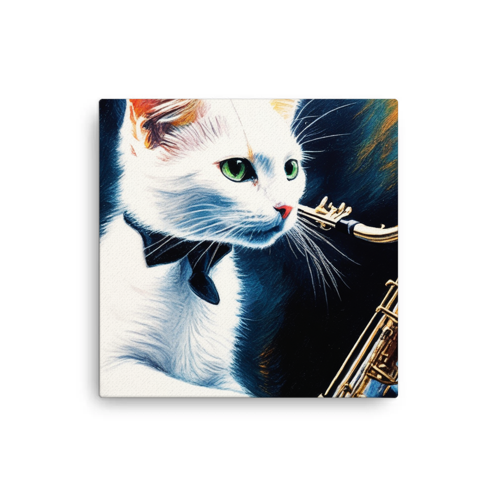 PugMug Custom White Companion Cat Canvas