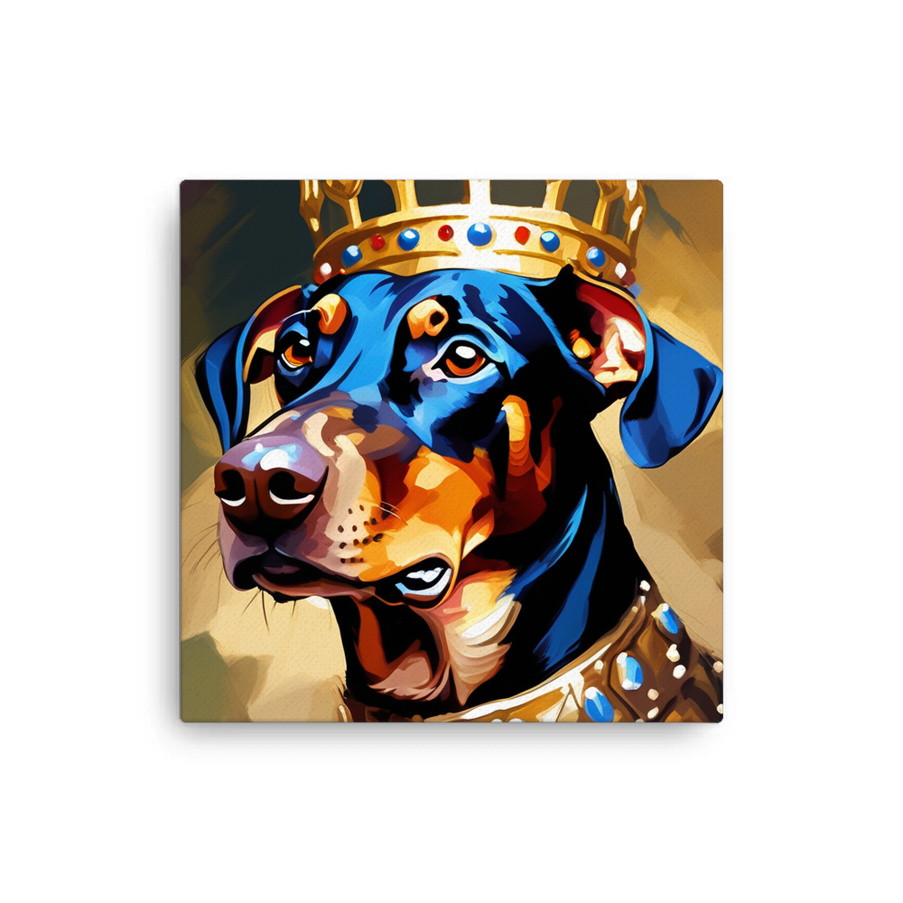 PugMug Custom Doberman Pinscher Canvas