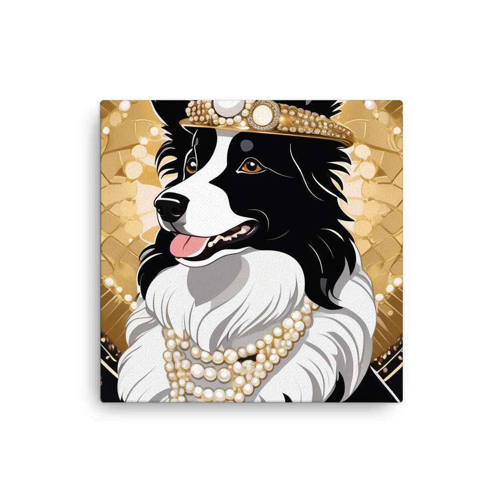 PugMug Custom Border Collie Canvas