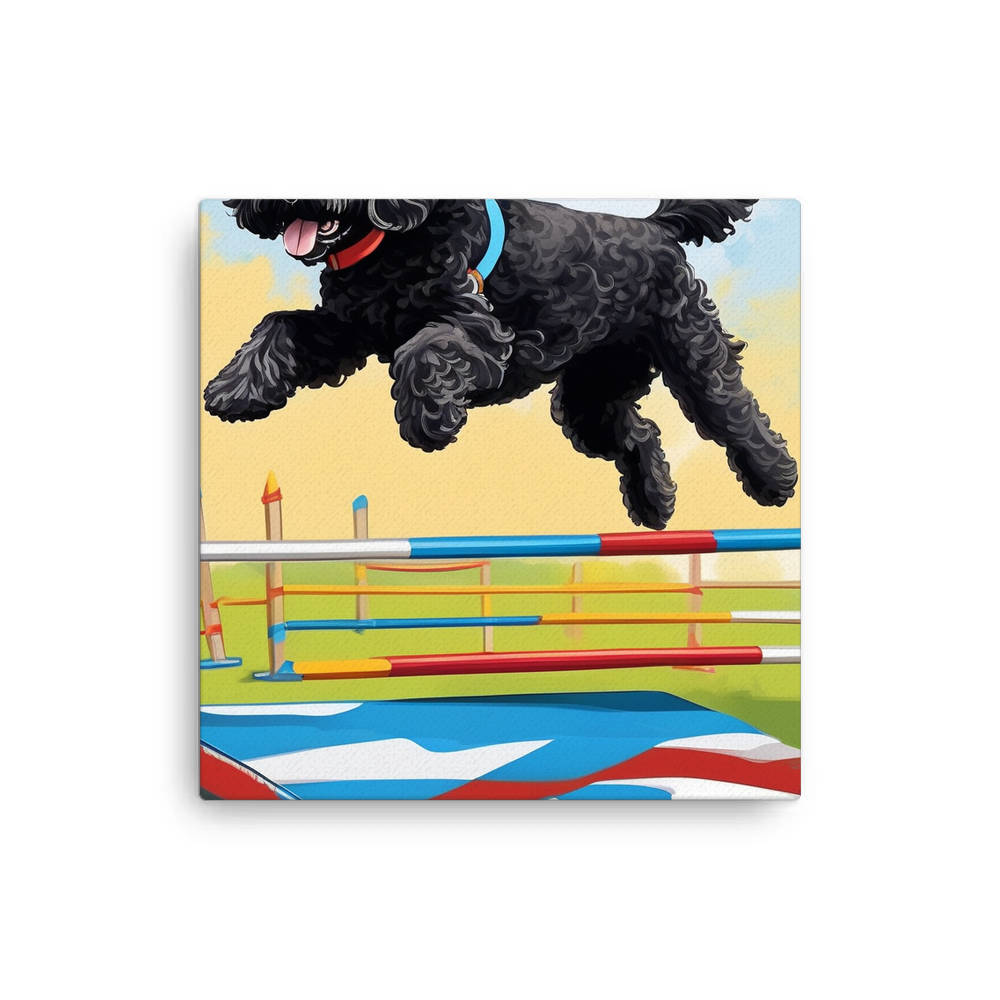PugMug Custom Portuguese Water Dog Canvas