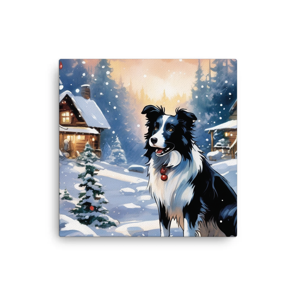 PugMug Custom Border Collie Canvas