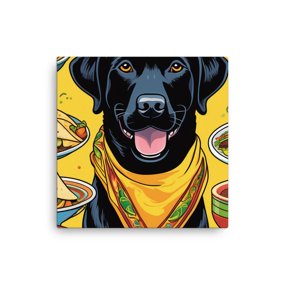 PugMug Custom Black Labrador Retriever Canvas