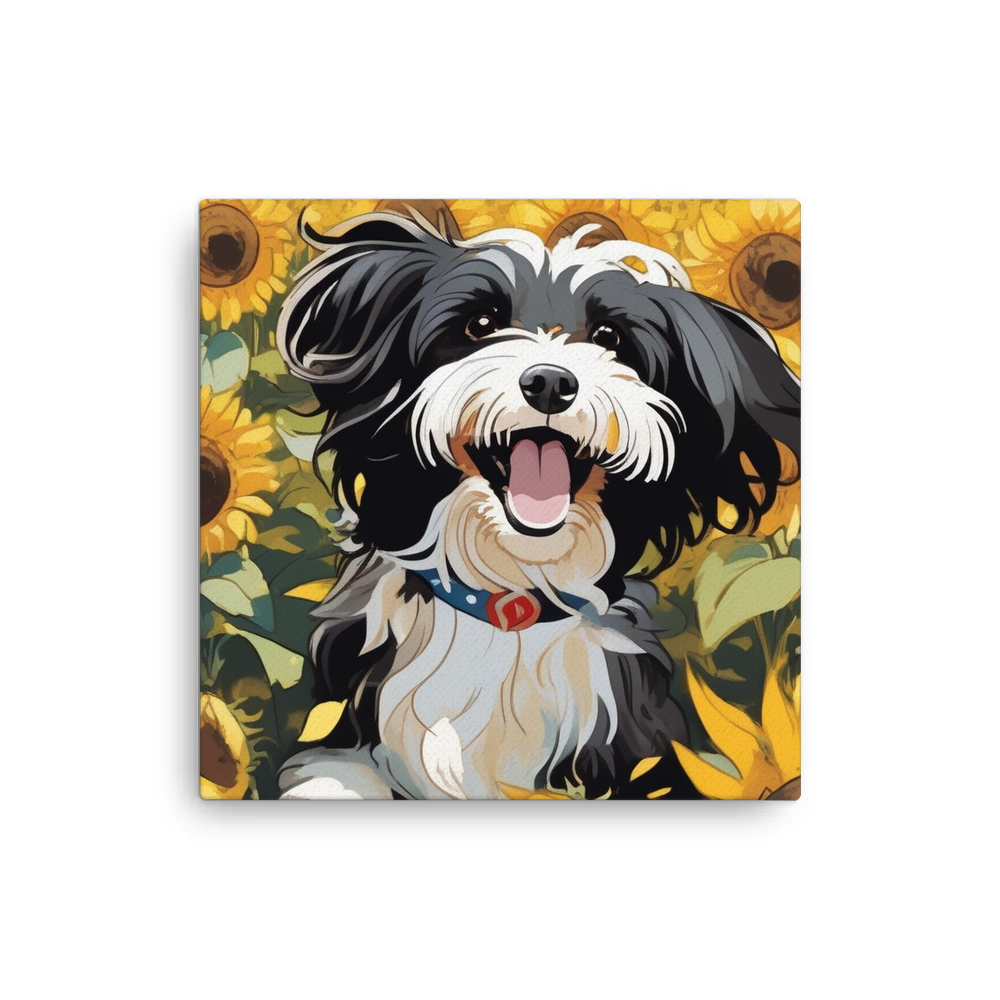 PugMug Custom Black-and-white Havanese Dog Canvas