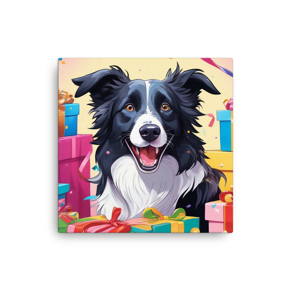 PugMug Custom Border Collie Canvas