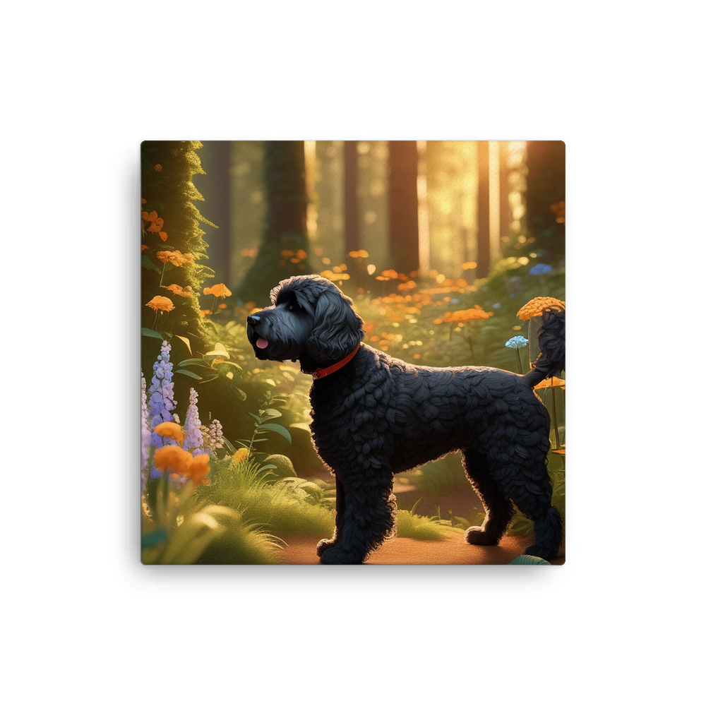 PugMug Custom Portuguese Water Dog Canvas