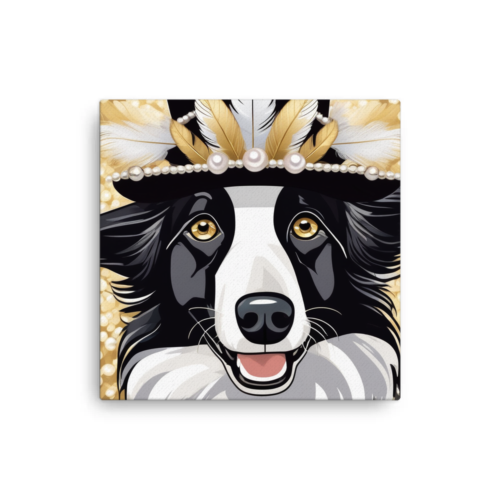 PugMug Custom Border Collie Canvas