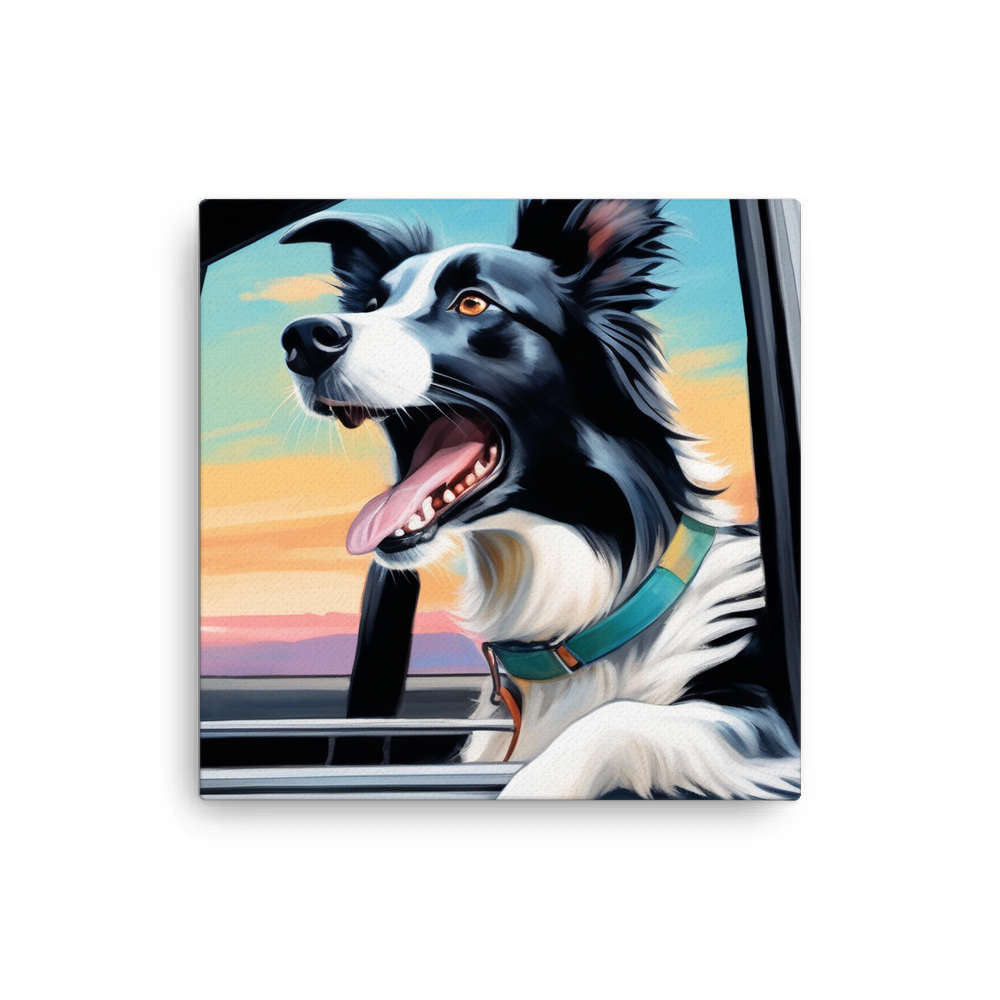 PugMug Custom Border Collie Canvas