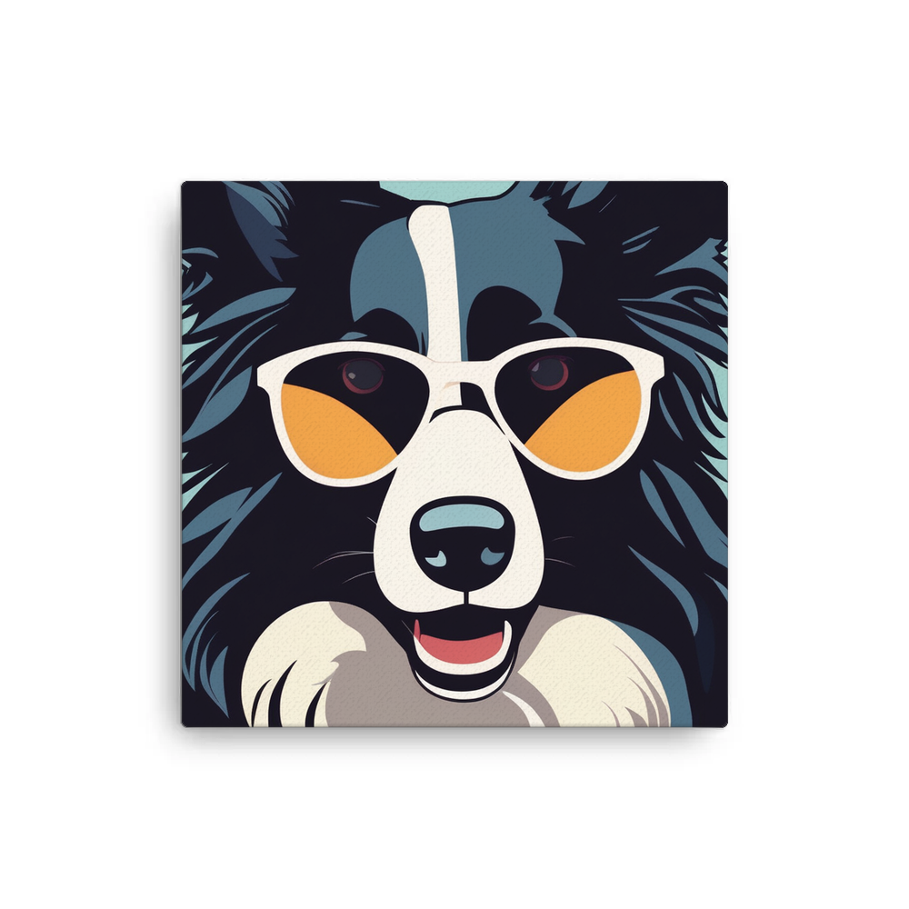 PugMug Custom Border Collie Canvas