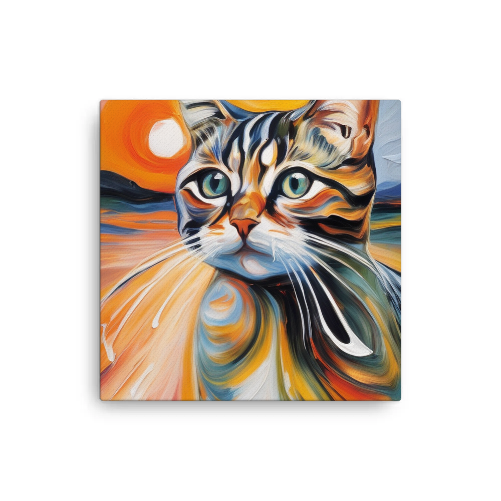 PugMug Custom Tabby Exotic Cat Canvas
