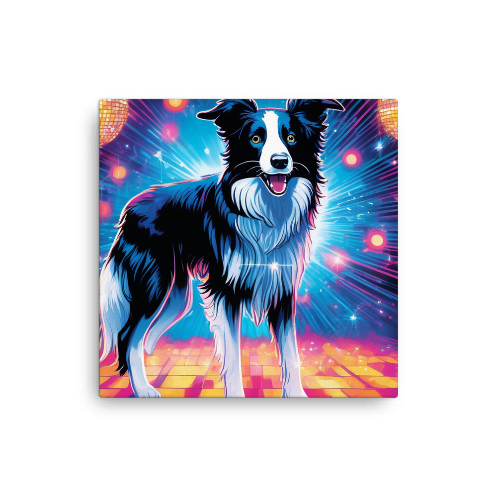 PugMug Custom Border Collie Canvas
