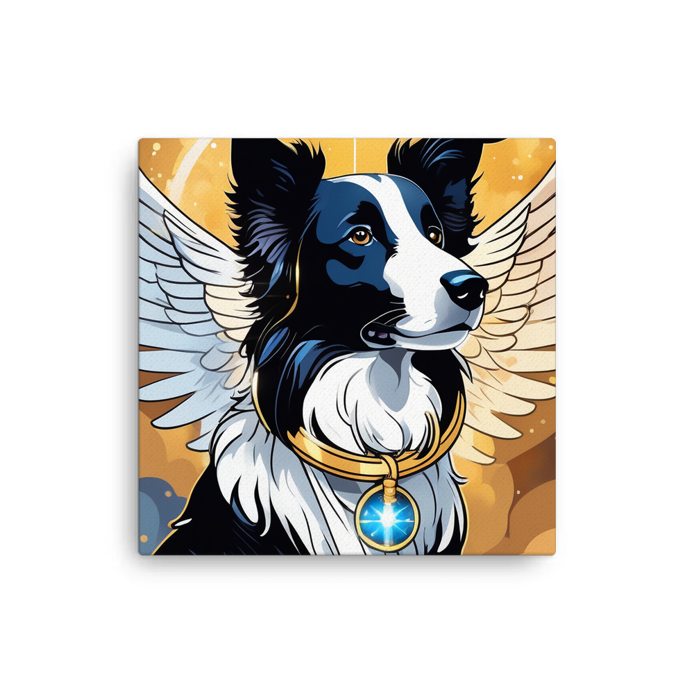 PugMug Custom Border Collie Canvas