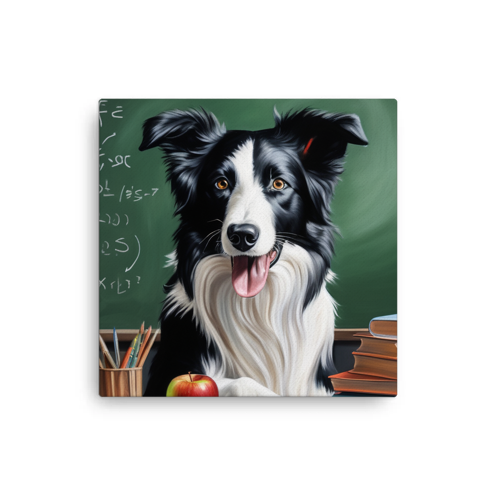 PugMug Custom Border Collie Canvas