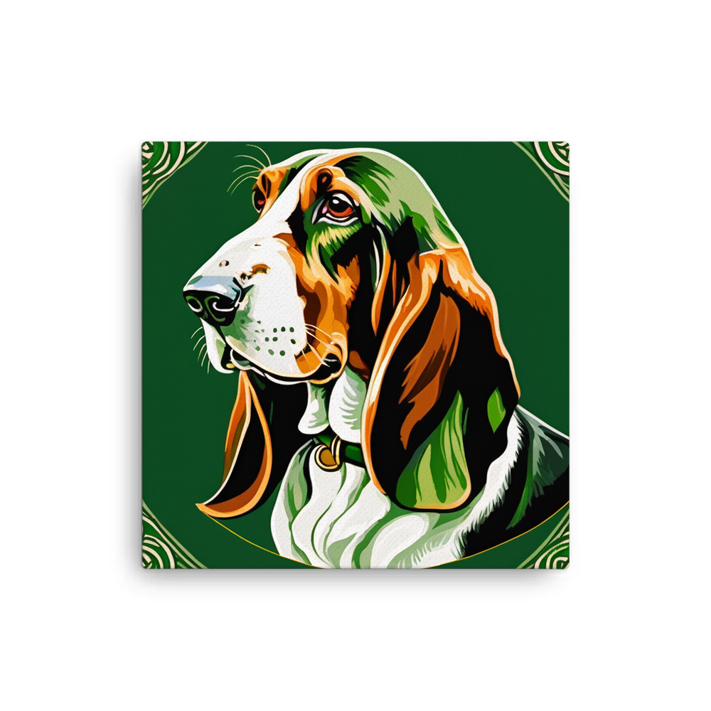 PugMug Custom Basset Hound Canvas