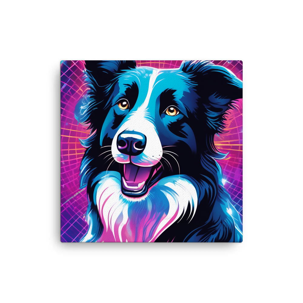 PugMug Custom Border Collie Canvas