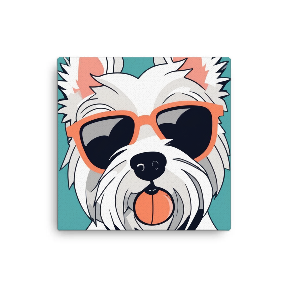 PugMug Custom West Highland White Terrier Canvas