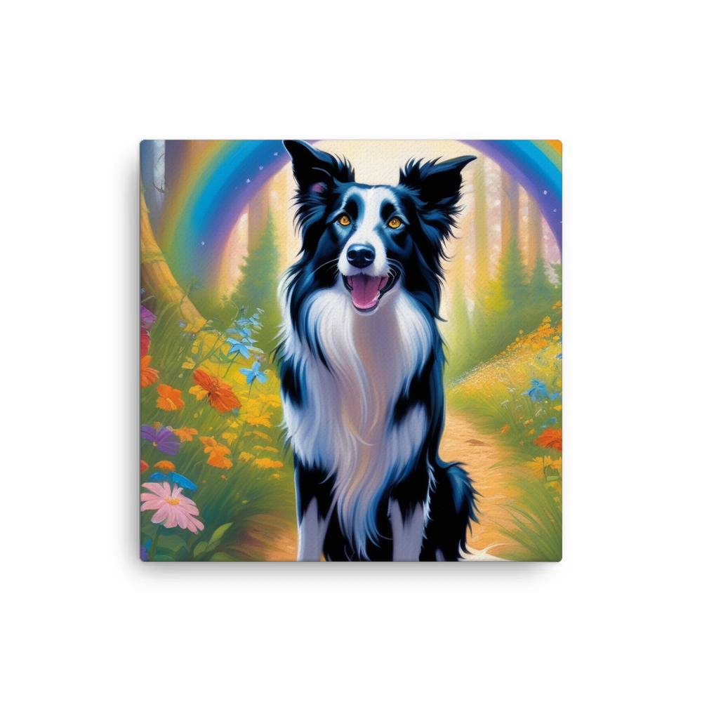 PugMug Custom Border Collie Canvas