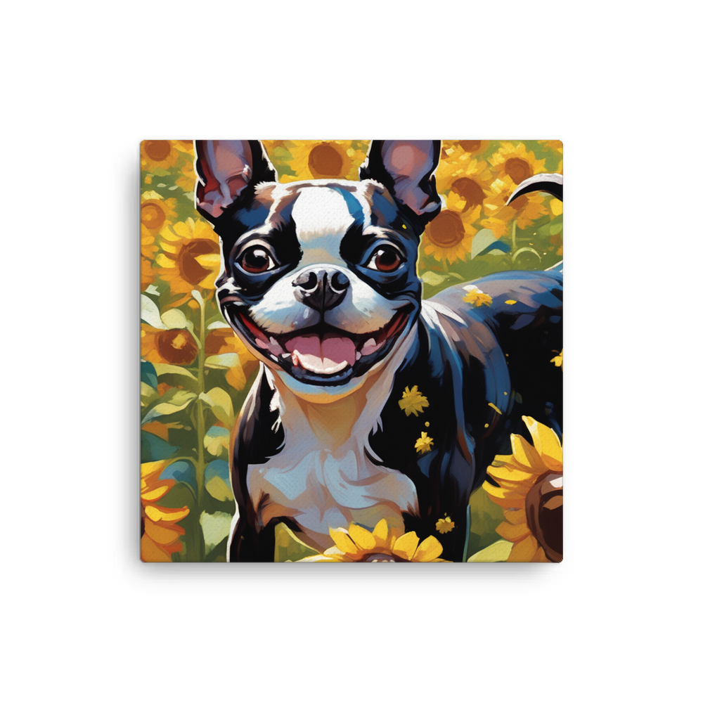 PugMug Custom Boston Terrier Canvas