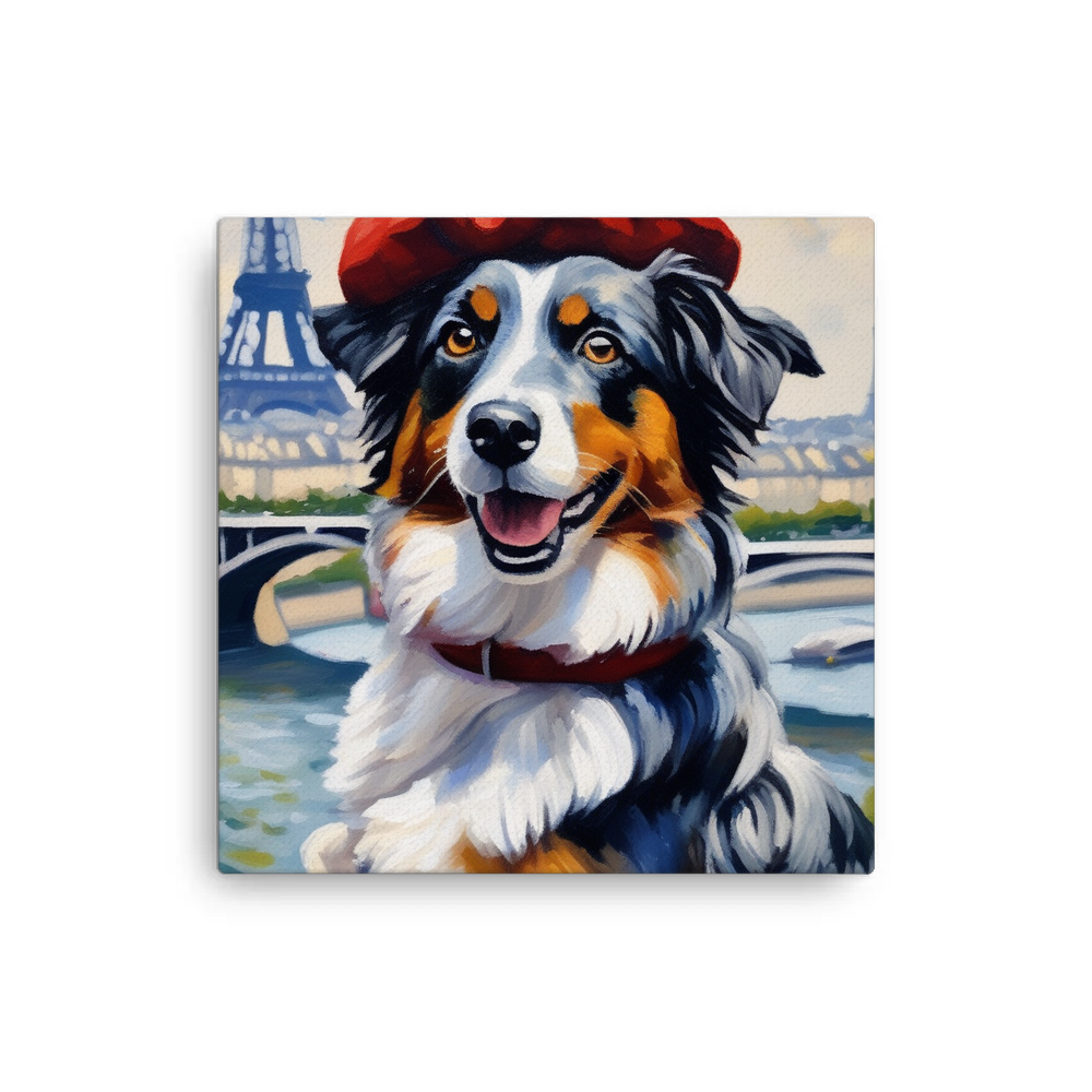 PugMug Custom Australian Shepherd Dog Canvas