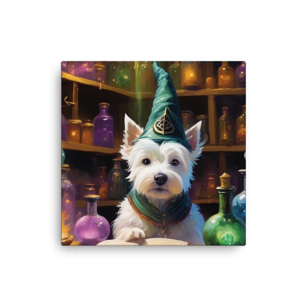PugMug Custom West Highland White Terrier Canvas