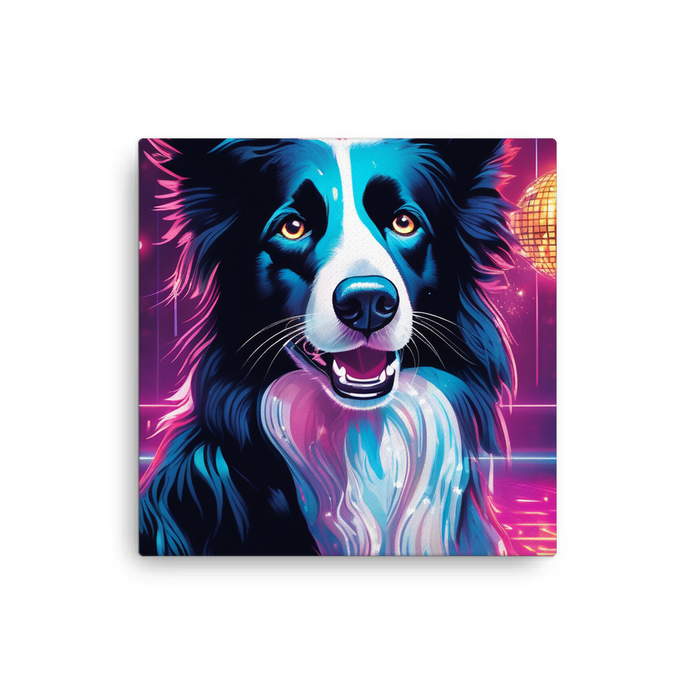 PugMug Custom Border Collie Canvas