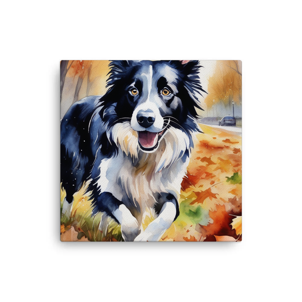 PugMug Custom Border Collie Canvas