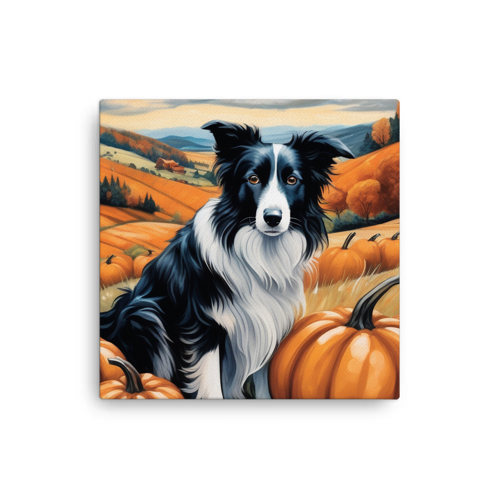 PugMug Custom Border Collie Canvas