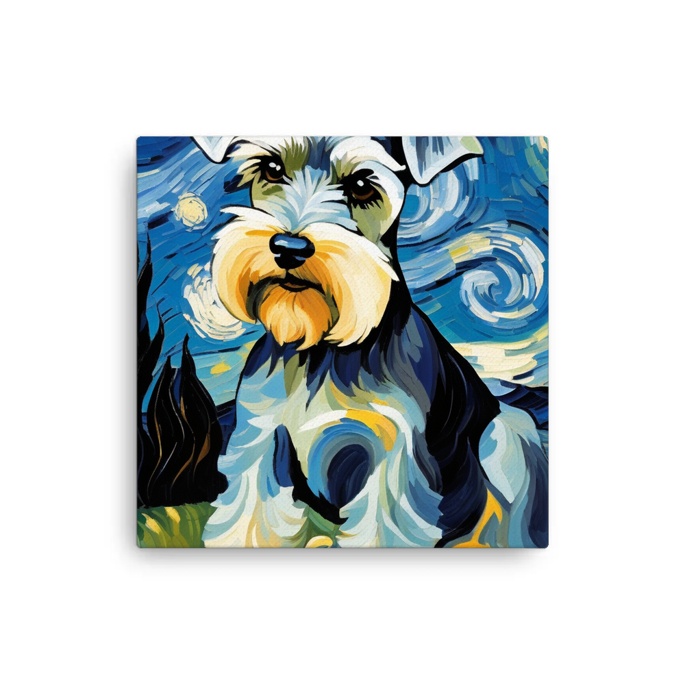 PugMug Custom Miniature Schnauzer Canvas