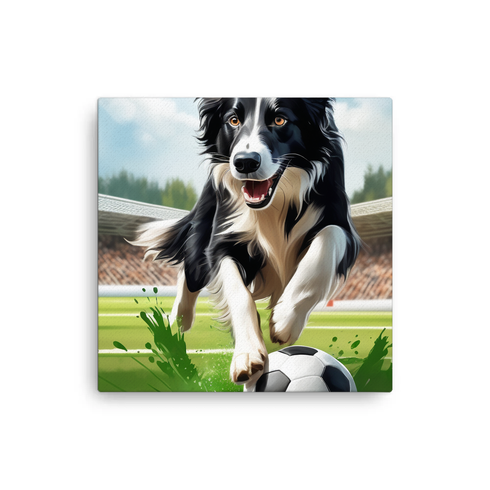 PugMug Custom Border Collie Canvas