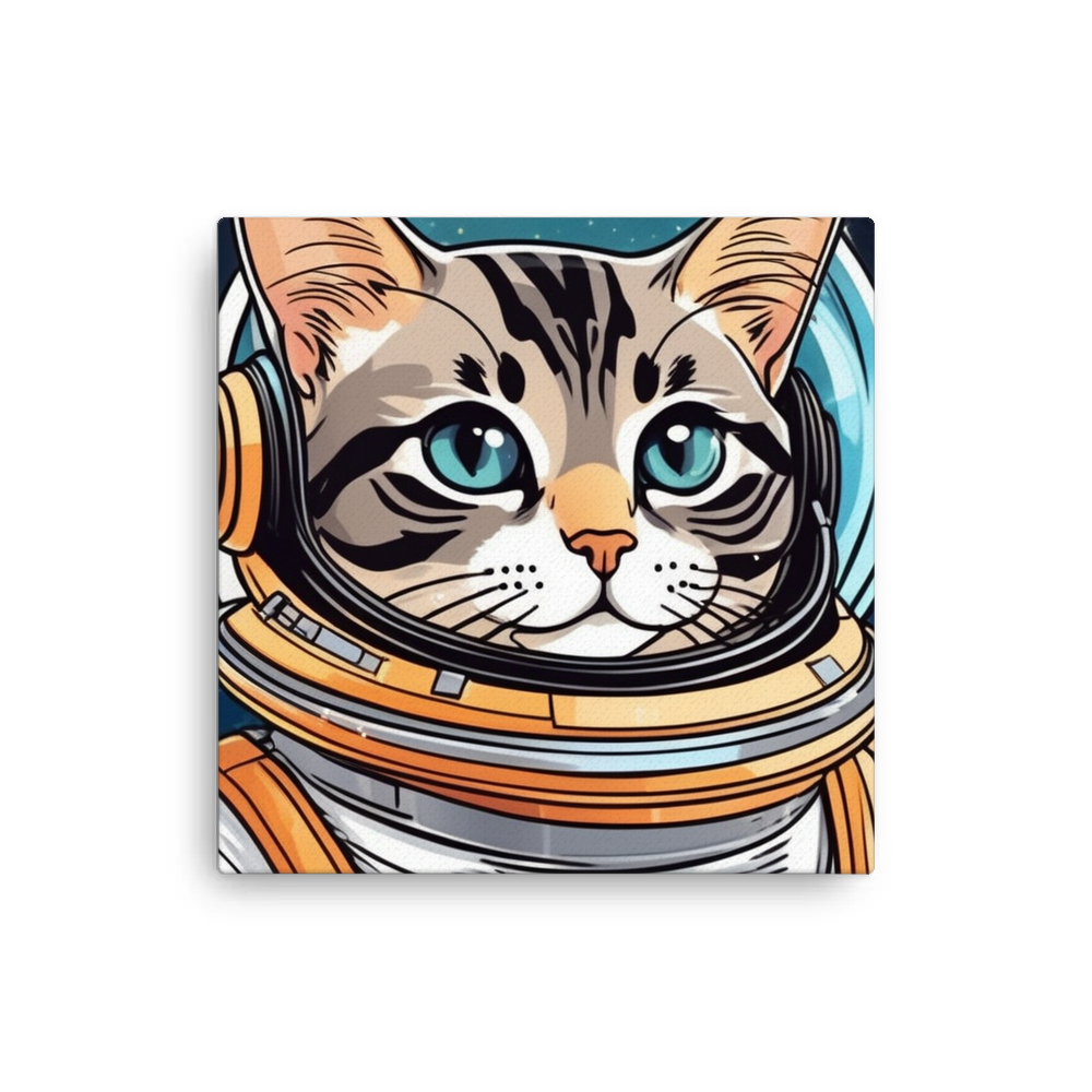 PugMug Custom Tabby American Shorthair Cat Canvas