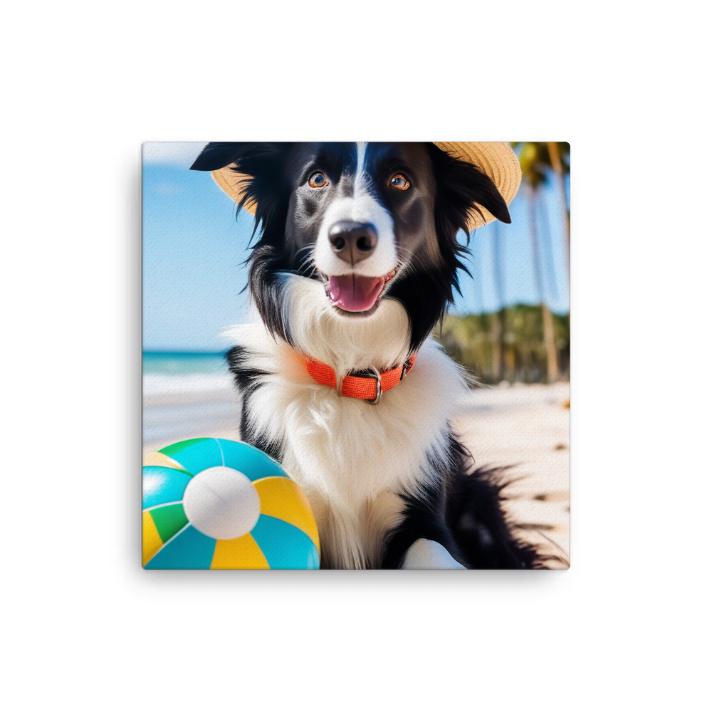PugMug Custom Border Collie Canvas