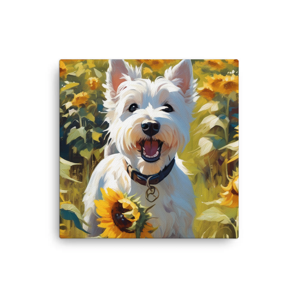 PugMug Custom West Highland White Terrier Canvas