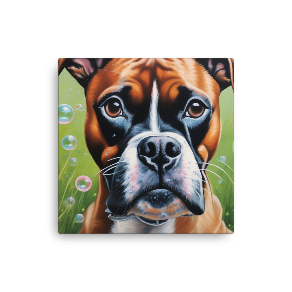 PugMug Custom Boxer Dog Canvas