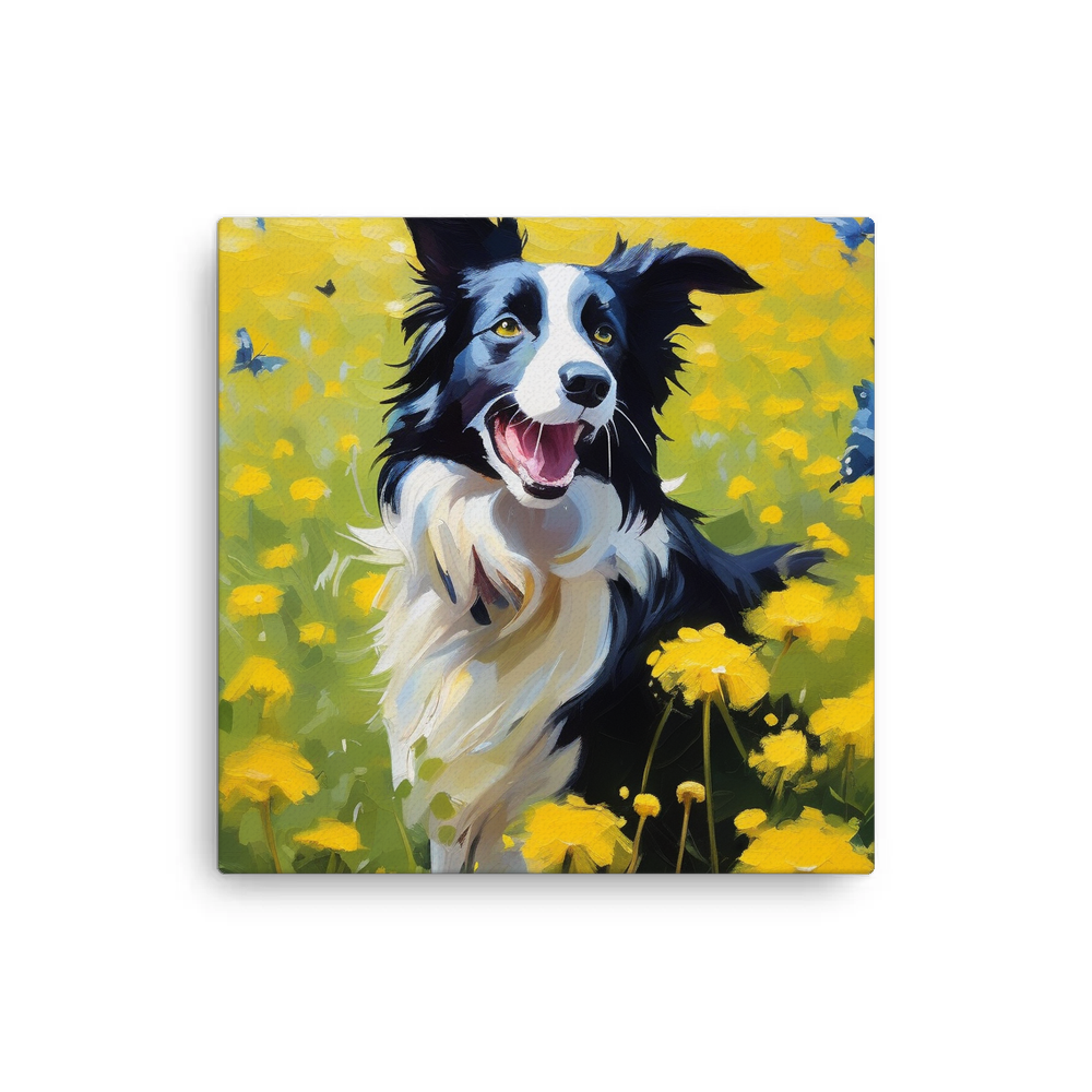 PugMug Custom Border Collie Canvas