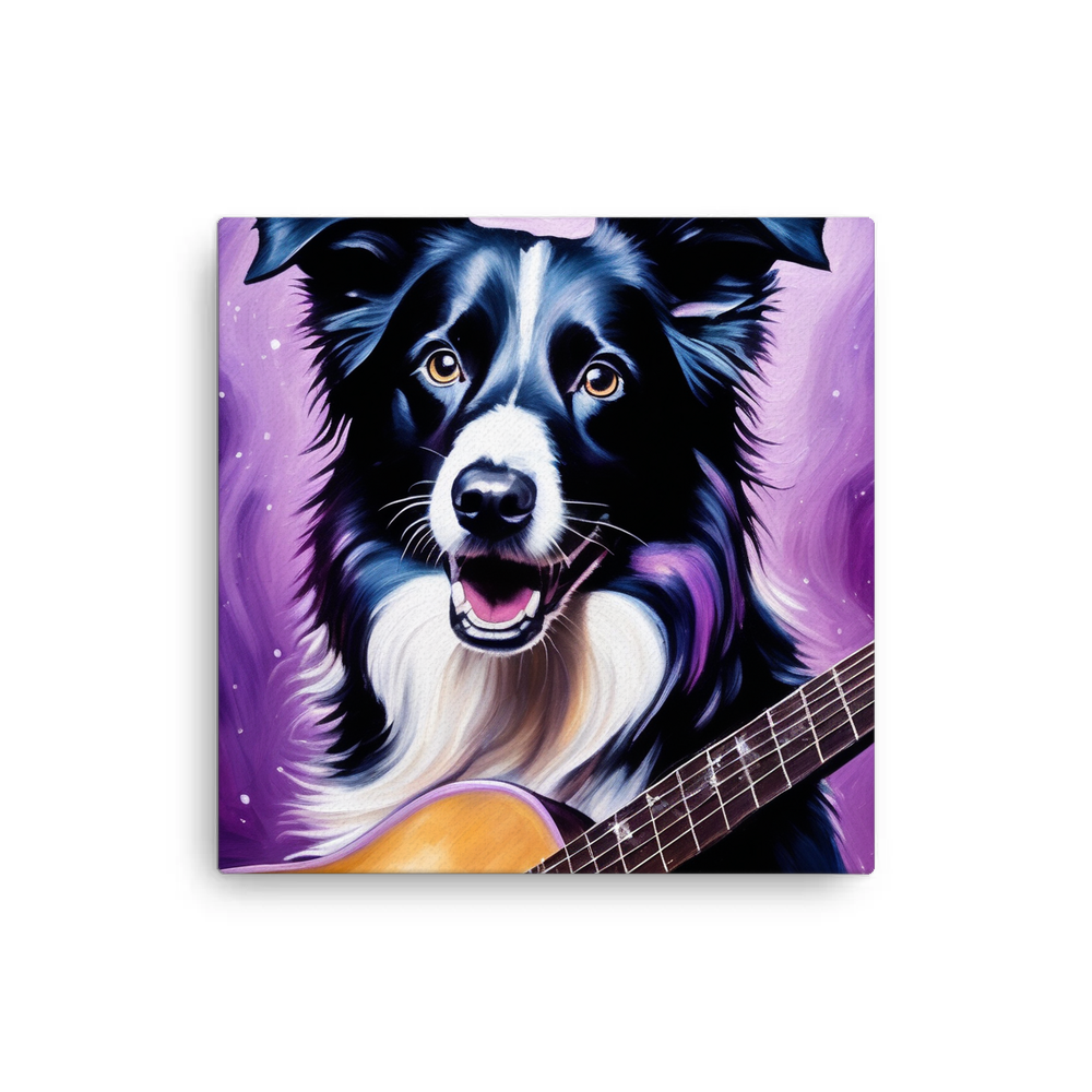PugMug Custom Border Collie Canvas