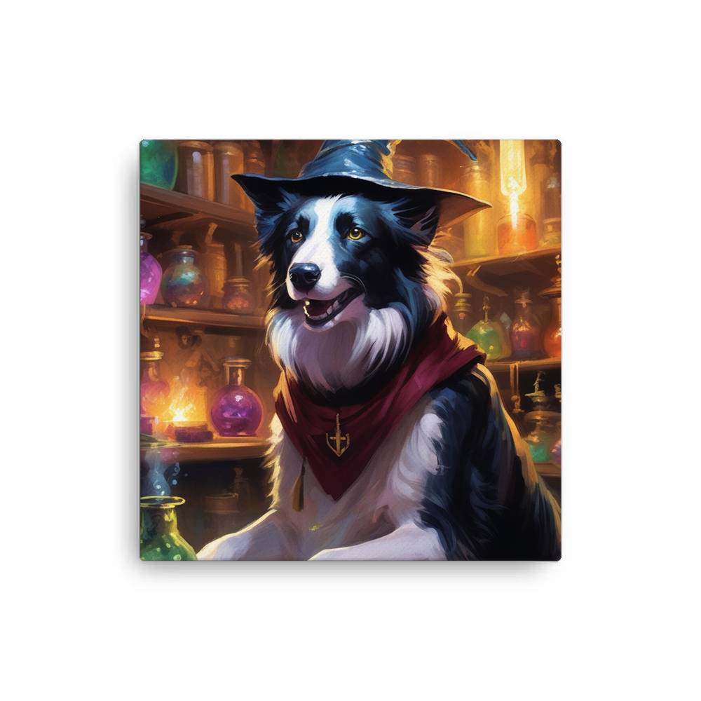 PugMug Custom Border Collie Canvas
