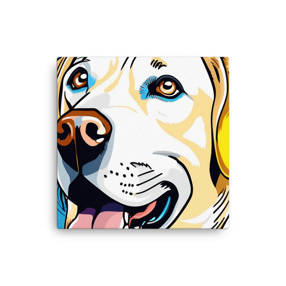 PugMug Custom White Labrador Retriever Canvas