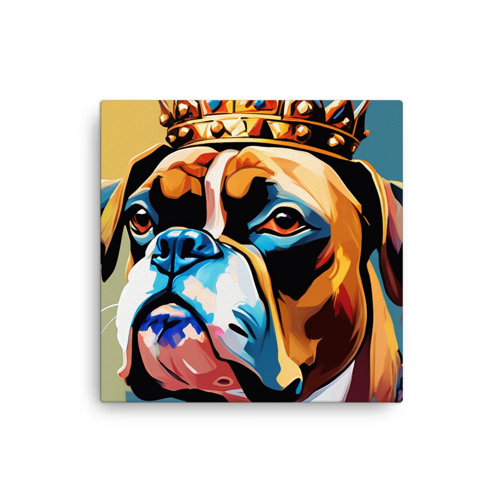 PugMug Custom Boxer Dog Canvas