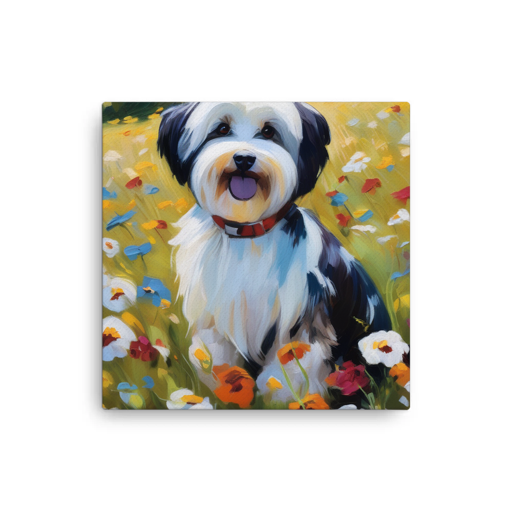 PugMug Custom Black-and-white Havanese Dog Canvas