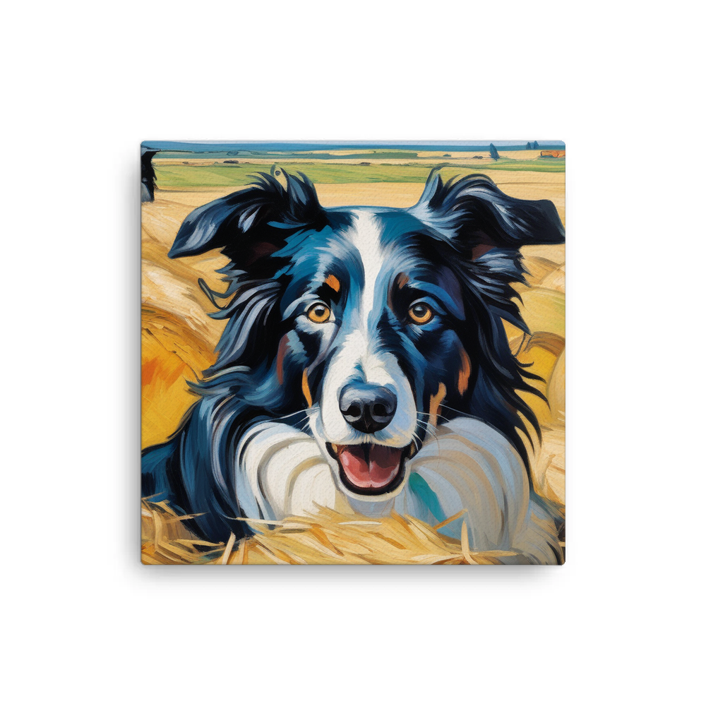 PugMug Custom Border Collie Canvas