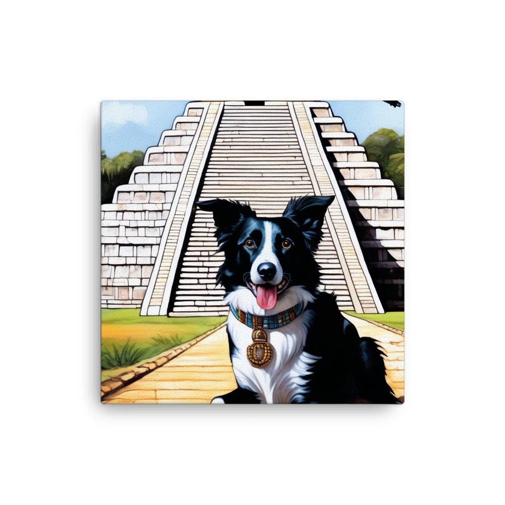 PugMug Custom Border Collie Canvas