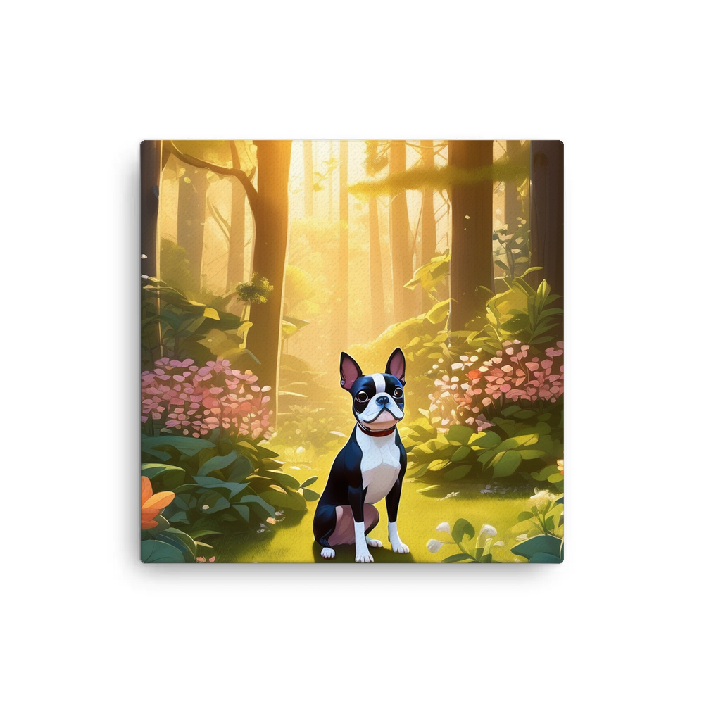 PugMug Custom Boston Terrier Canvas
